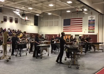 High School Percussion Ensemble Covers “Guyute” by Phish