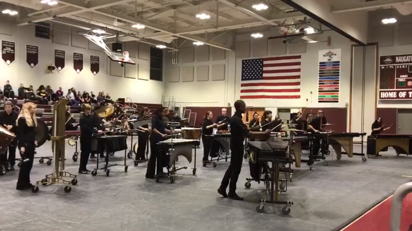 High School Percussion Ensemble Covers "Guyute" by Phish Heavy On The Jam