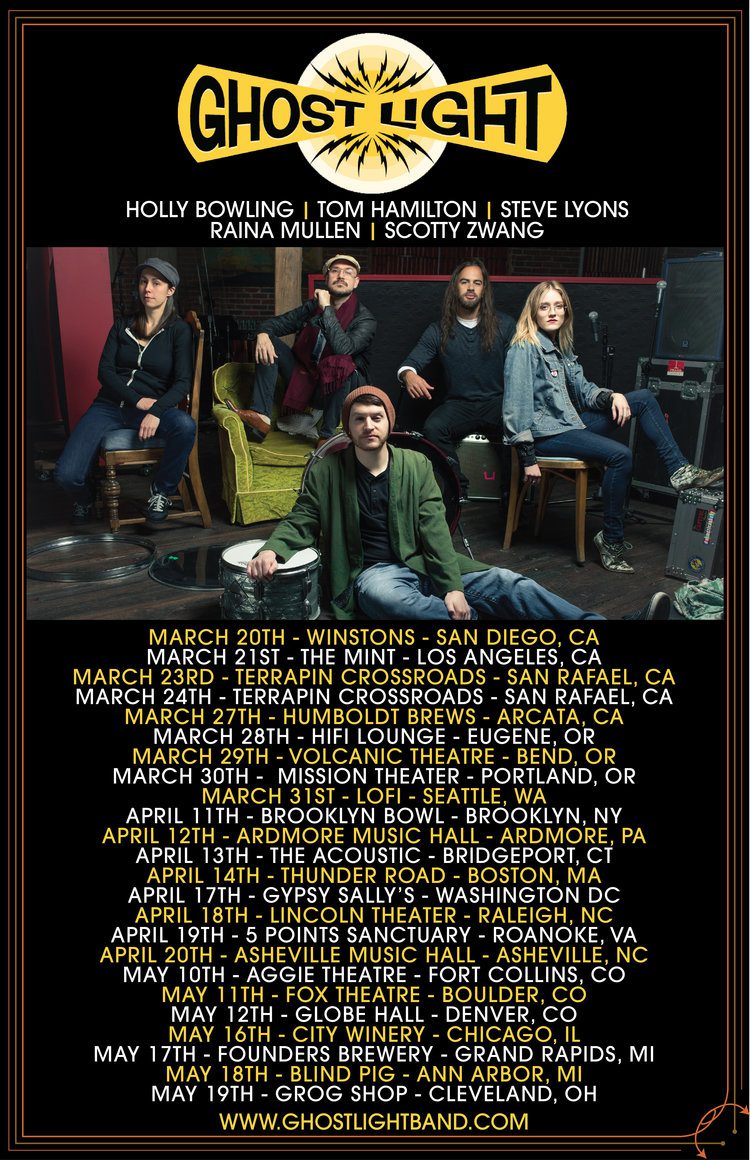 A Night Out With Tom Hamilton’s Ghost Light: Full Audio